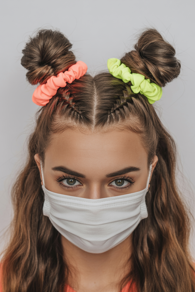 Double Dutch Space Buns