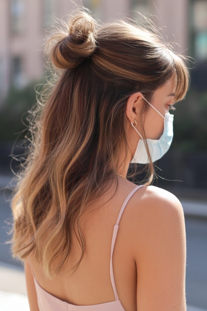 Tousled Mermaid Half-Up