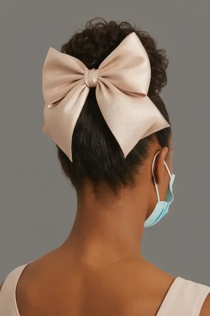 Half-Up Hair Bow with Volume