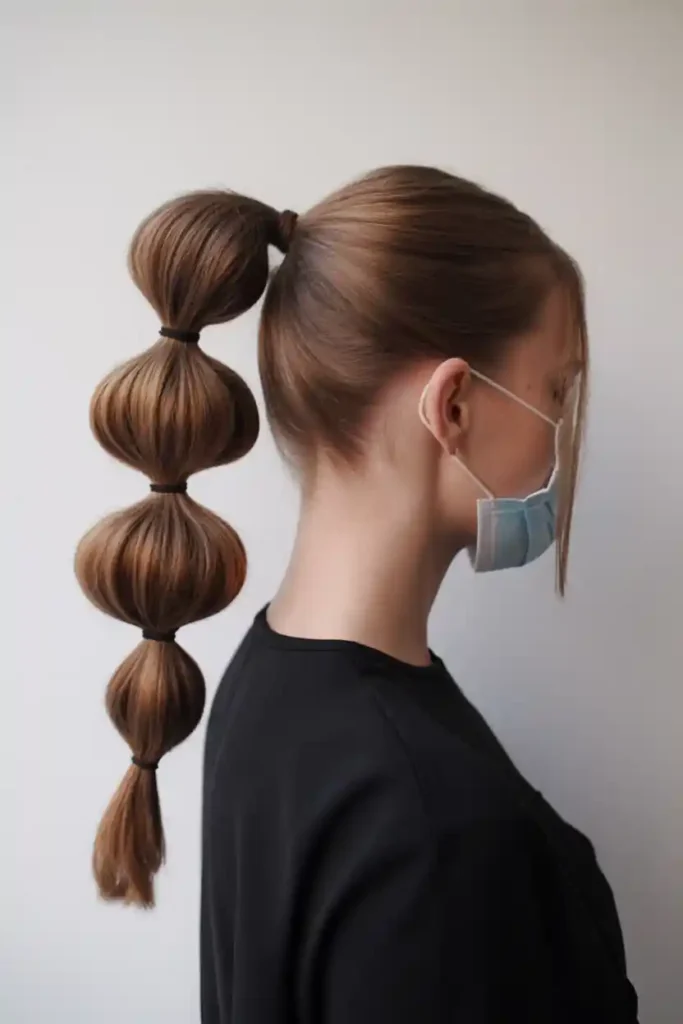 Bubble Ponytail Stacks