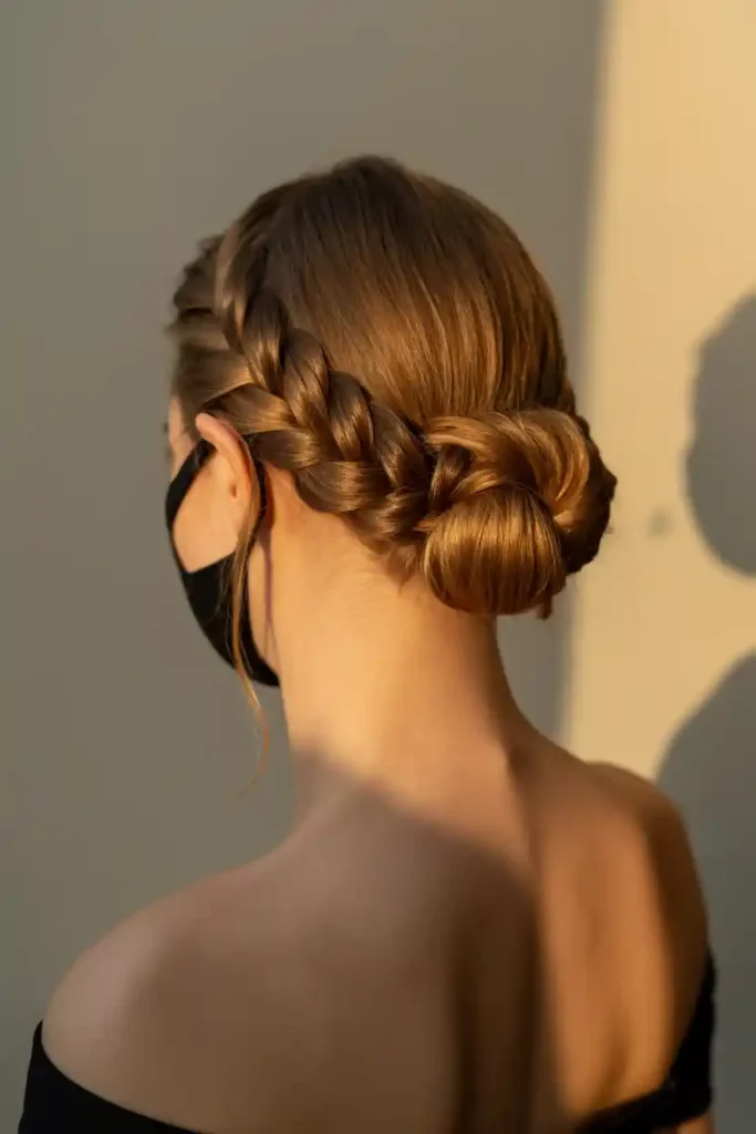 Braided Side-Swept Chignon