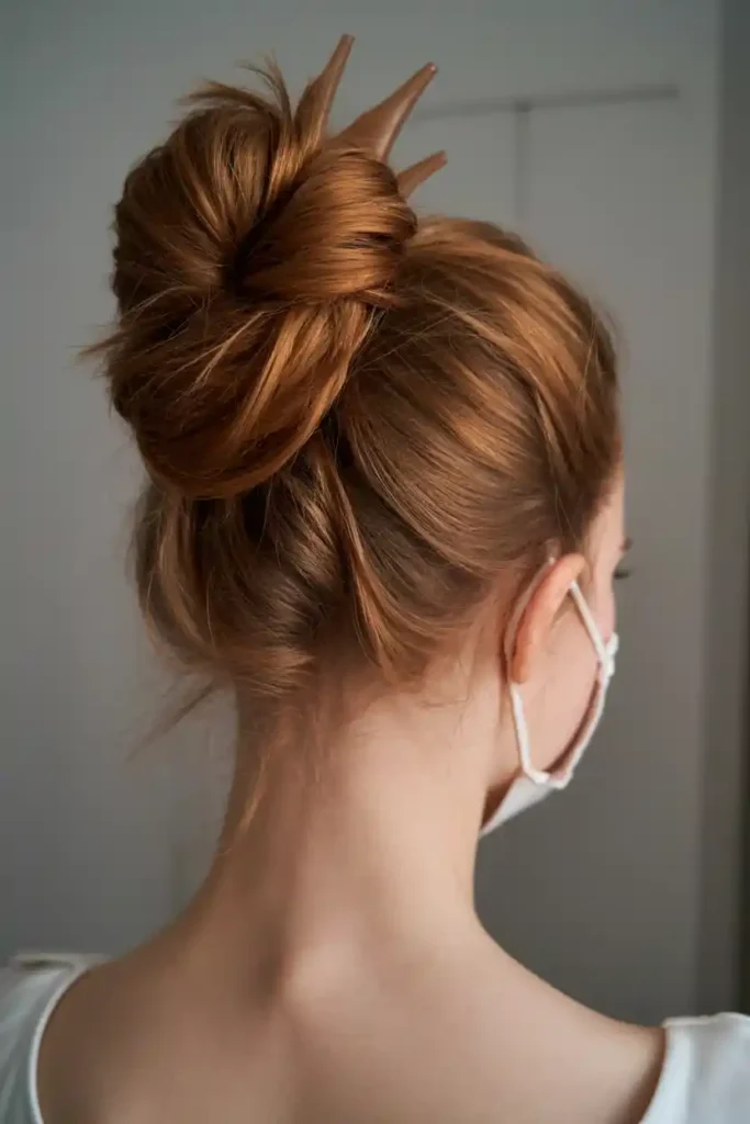 High Crown Clip Bun