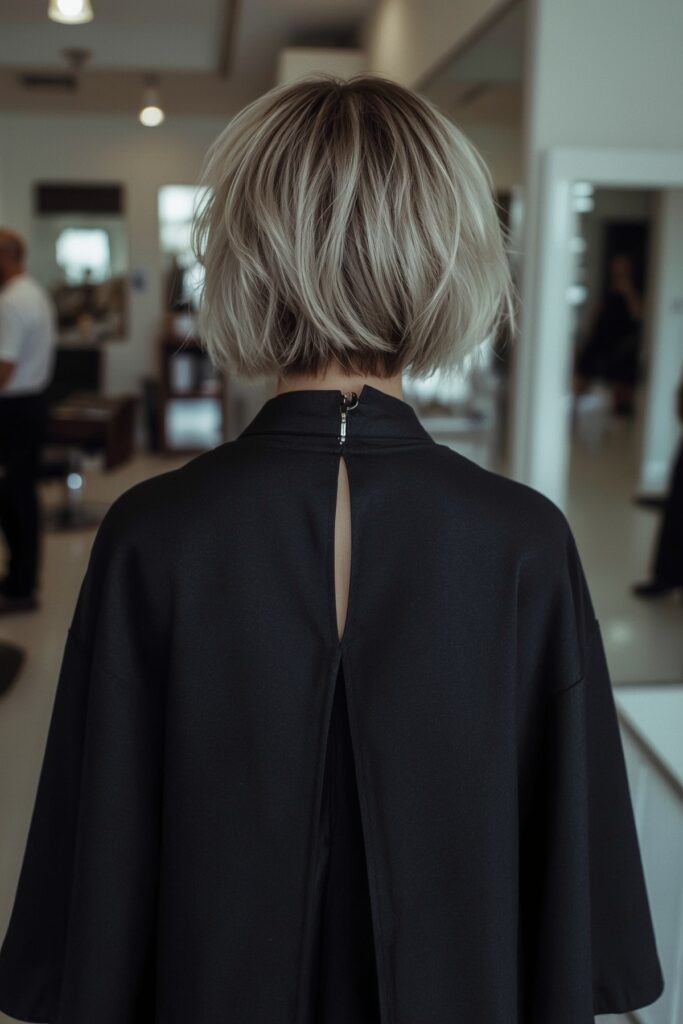 Layered Pixie-Bob Hybrid Cut
