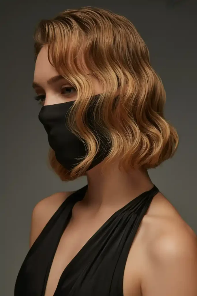 Side-Part Hollywood Glam Waves