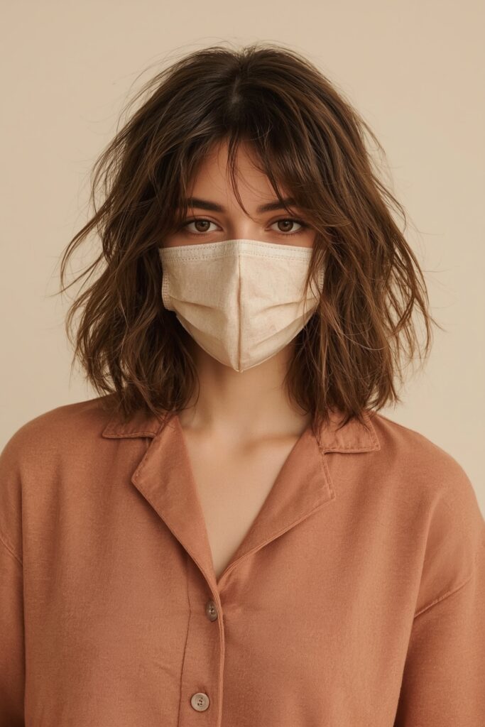 Windswept Layered Bob with Soft Bangs