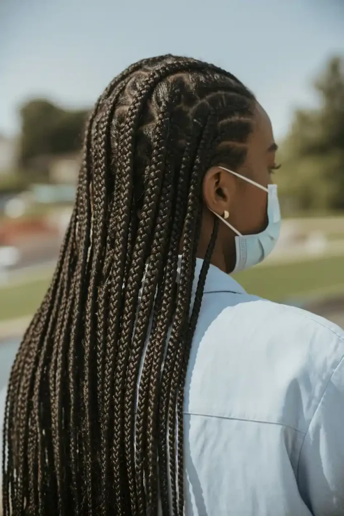 Knotless Box Braids Lengthened
