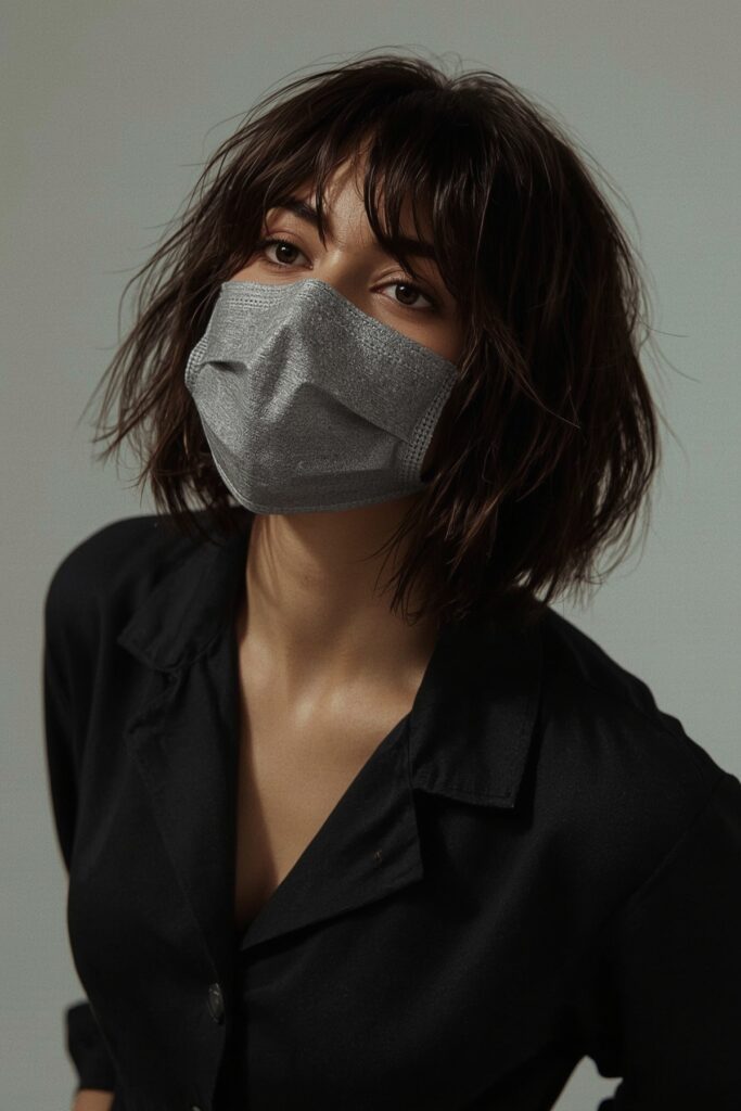 Bob with Bangs and Root Shadow Color