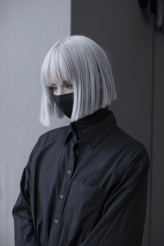 Sculpted Layered Bob with Angular Finish