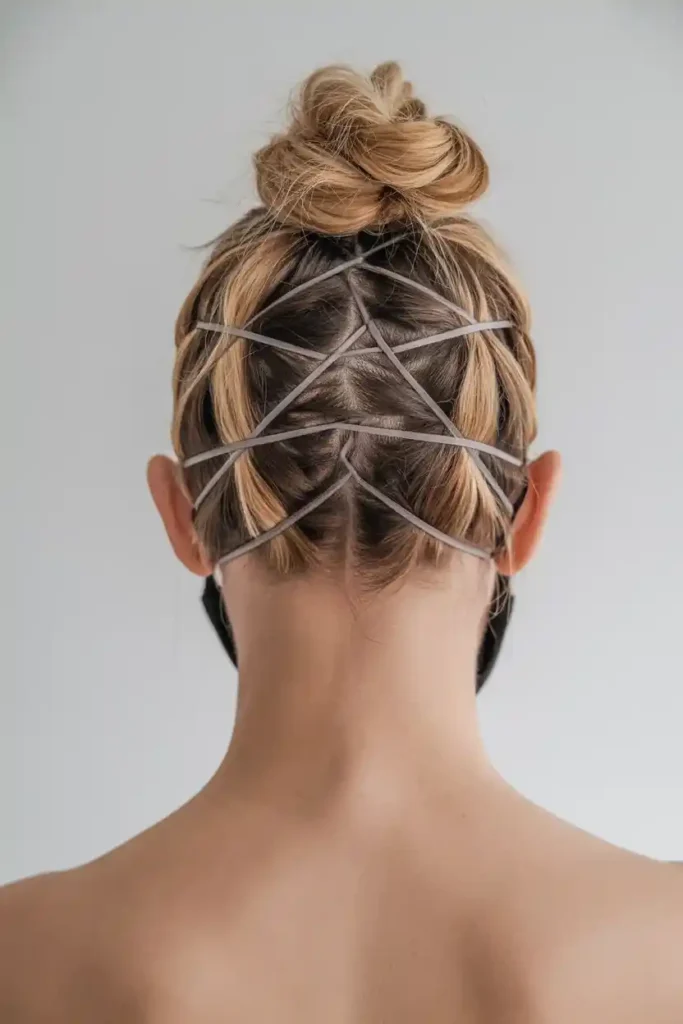Criss-Cross Elastic Up-Do