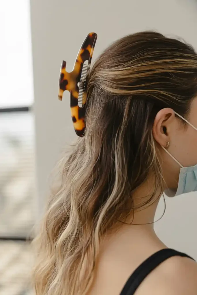 High Cascading Pony Faux-Updo