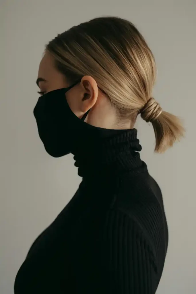 Sleek Side-Part Low Pony