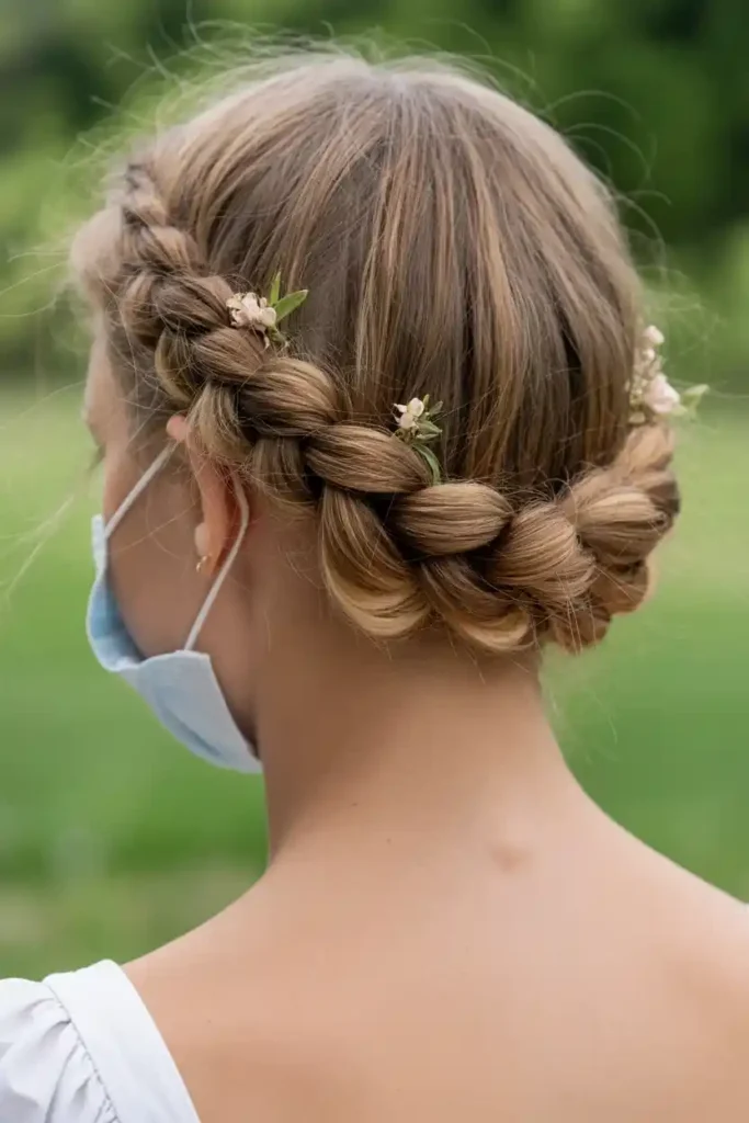 Dutch Crown Halo Braid