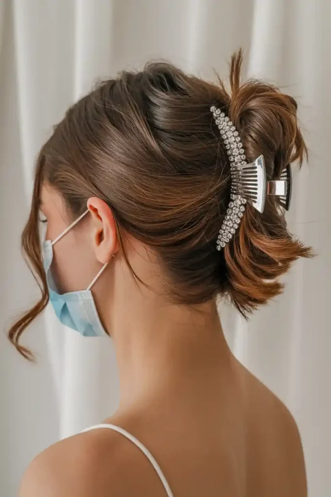 Side-Swept Waterfall Clip