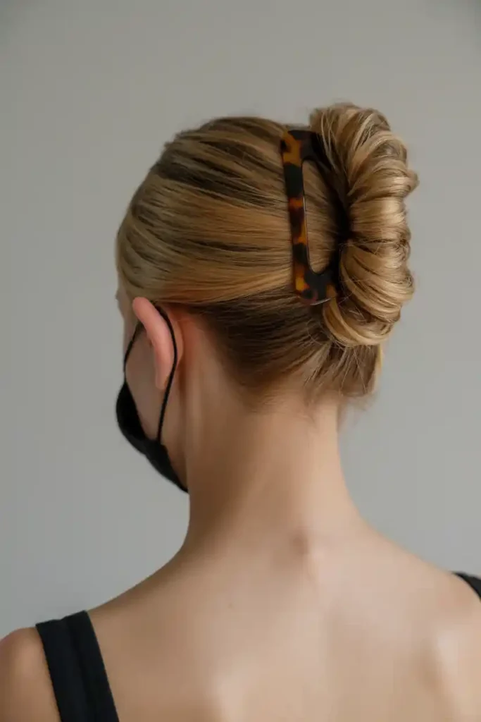 French Twist with a Modern Clip