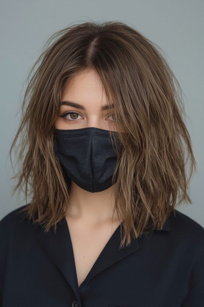 Asymmetrical Bob with Piecey Bangs