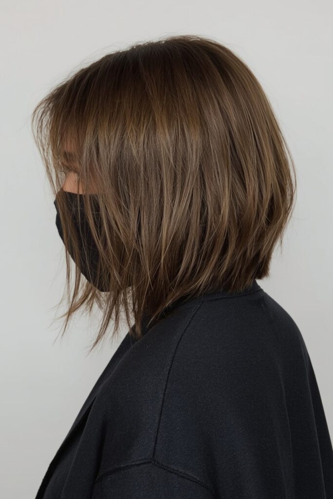 Chin-Length Bob with Graduated Layers