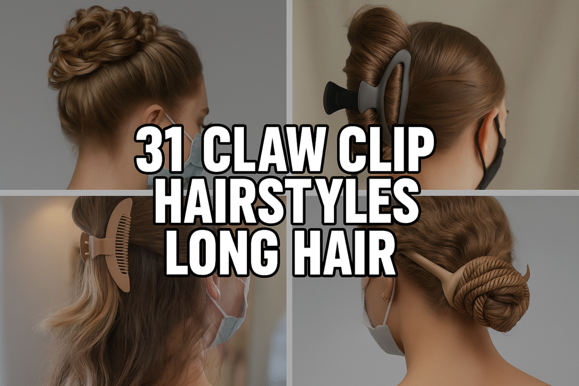 Claw Clip Hairstyles Long Hair