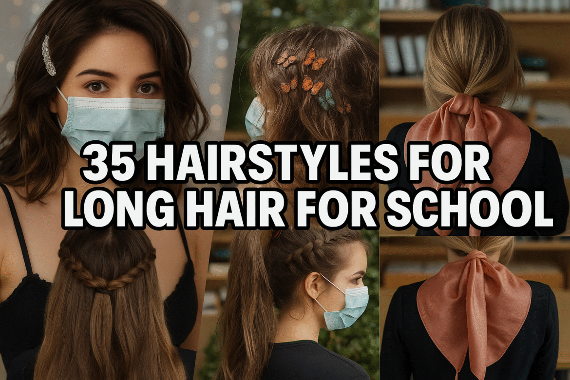 Hairstyles For Long Hair For School