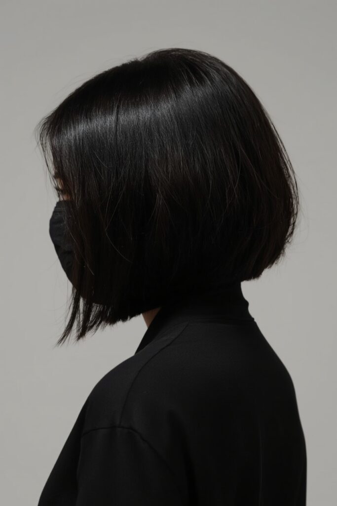 Classic Chin-Length Bob with Sleek Finish
