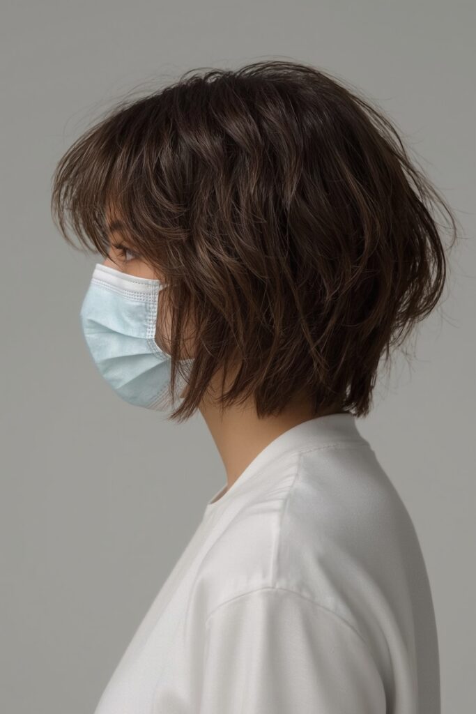 Classic Chin-Length Shaggy Bob
