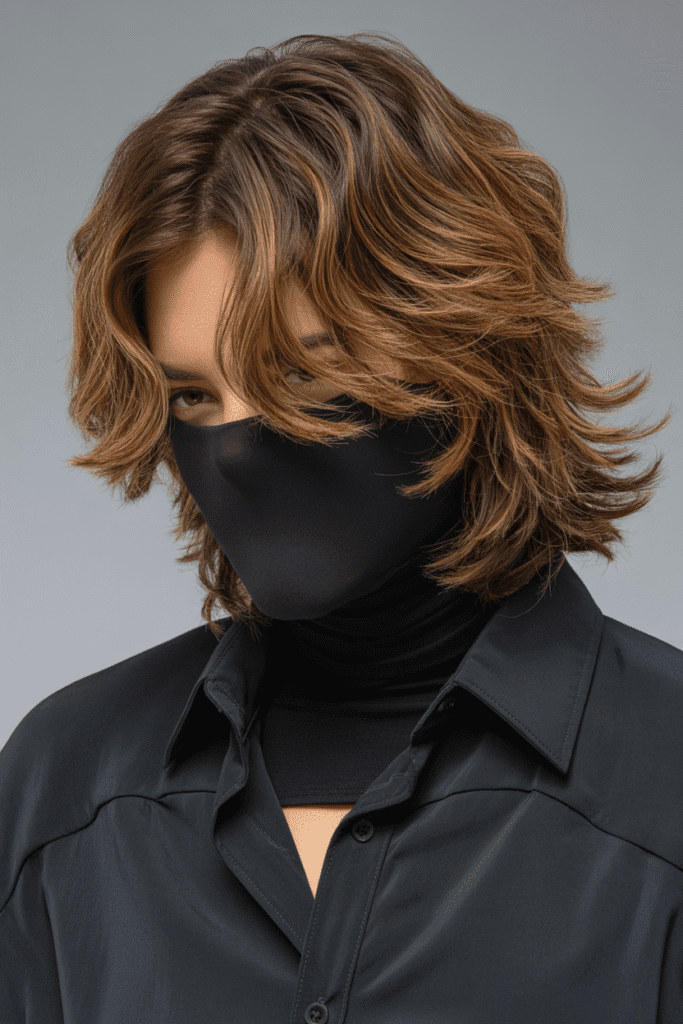  Face-Framing Collarbone Layers
