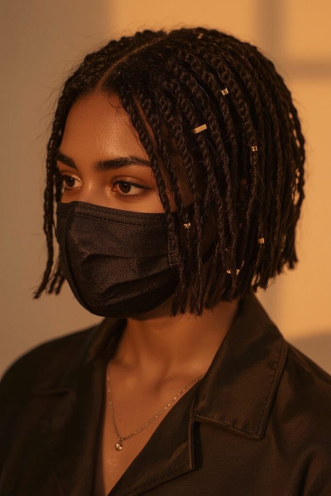 Mini Braids with Cuffs