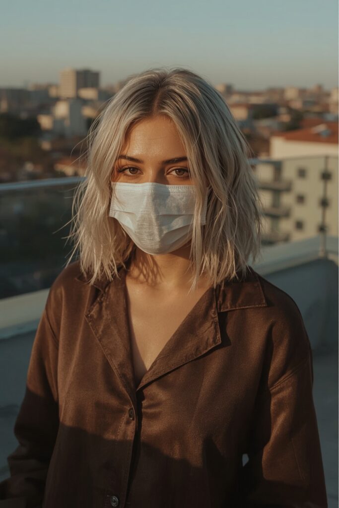 Blonde Knotless Braided Bob