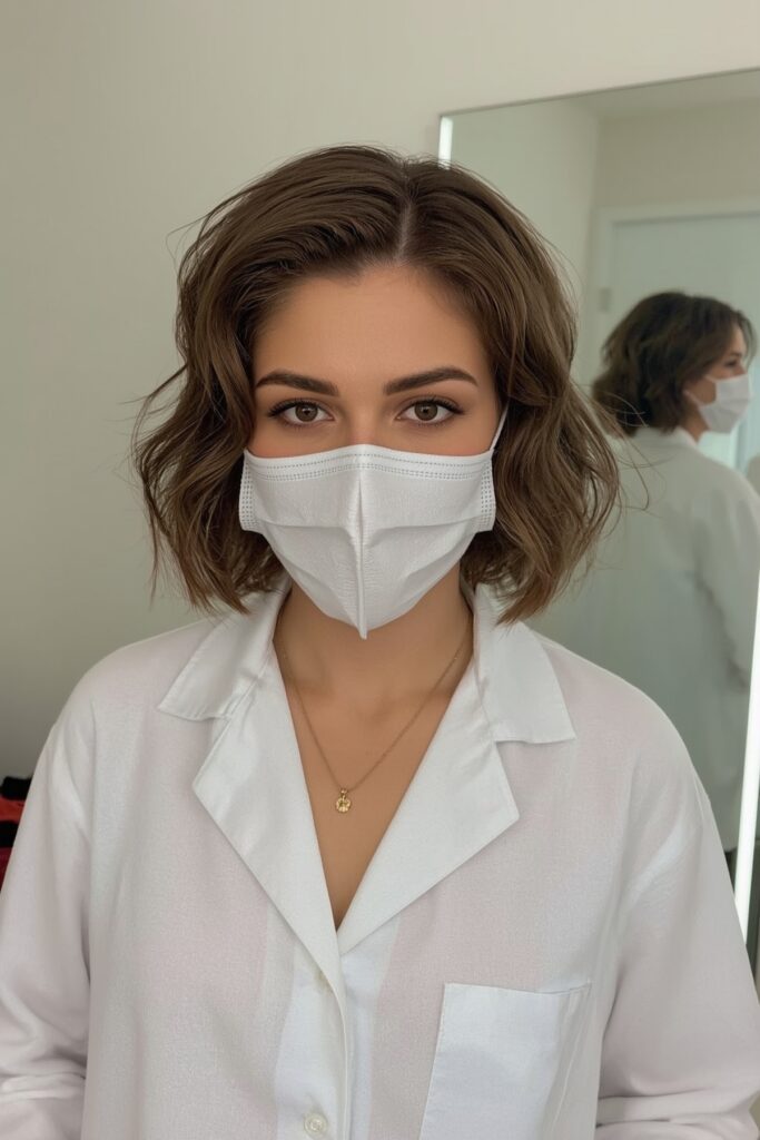 Sculpted Retro Bob with Glamorous Waves
