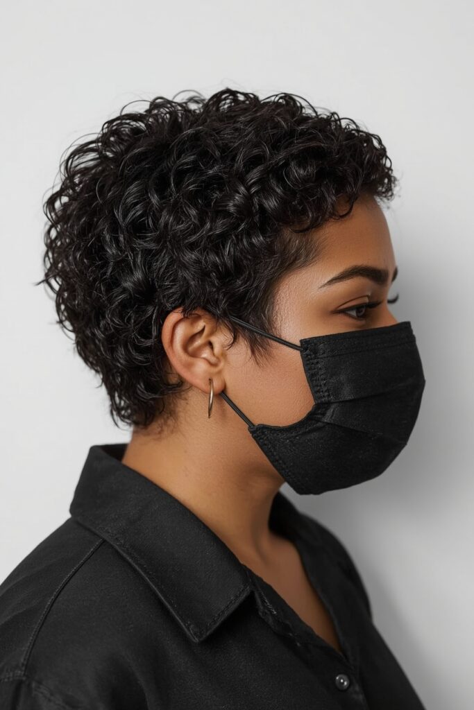 Curly Pixie Bob for Natural Hair
