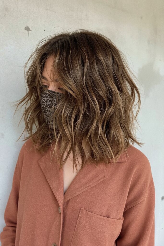Tousled Long Bob (Lob)
