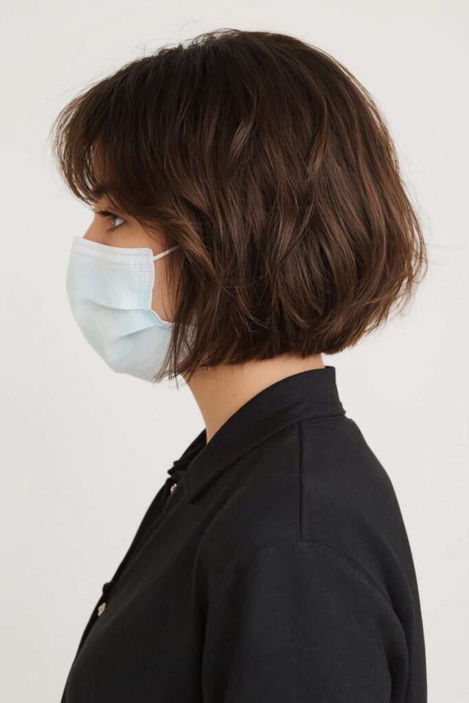Chin-Length Cut with Blended Fringe

