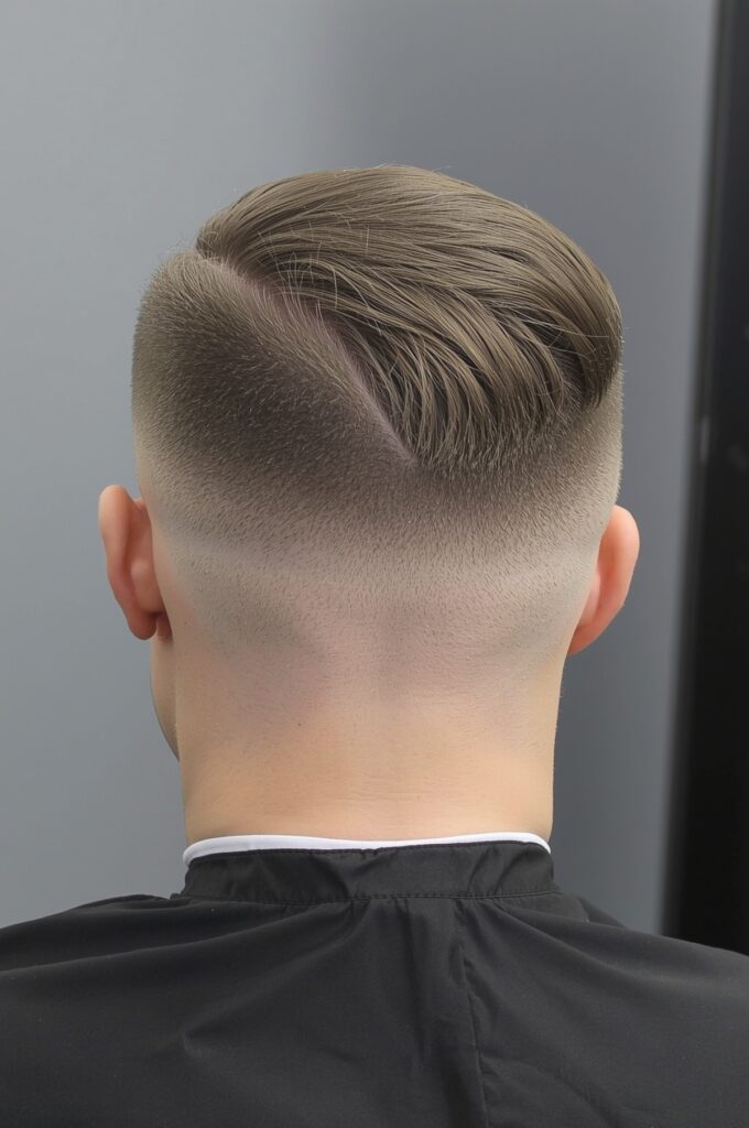Side Part with Crown Fade
