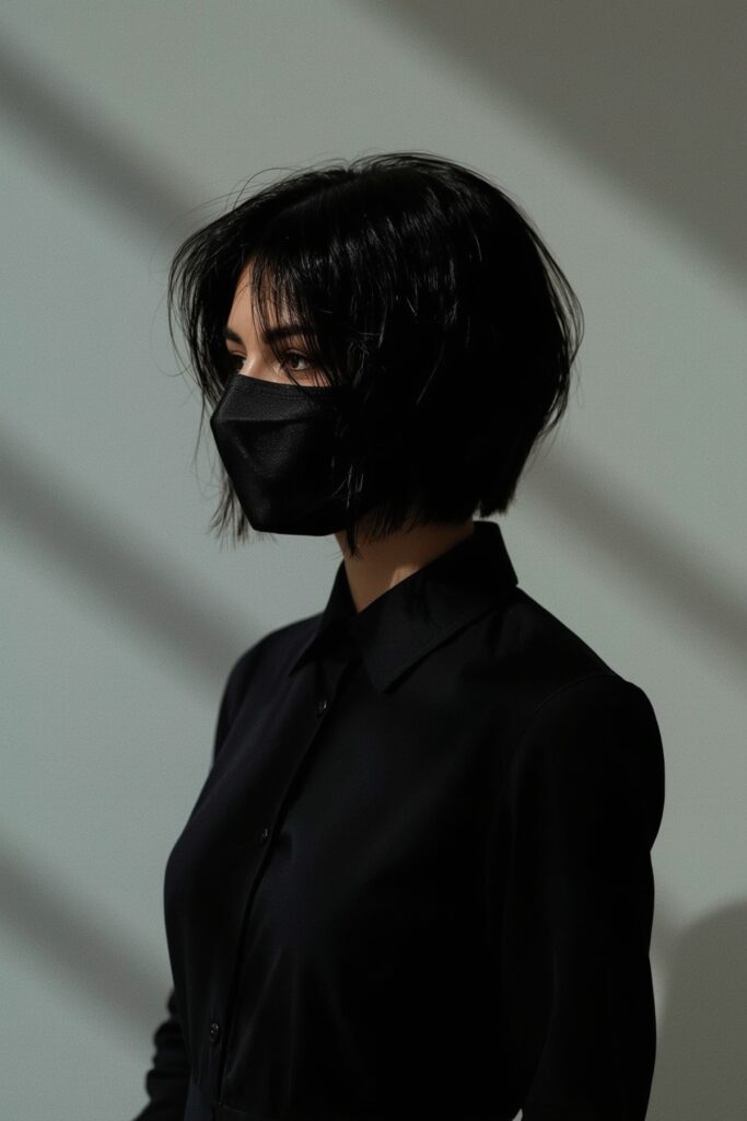 Geometric Bob with Bold Clean Angles


