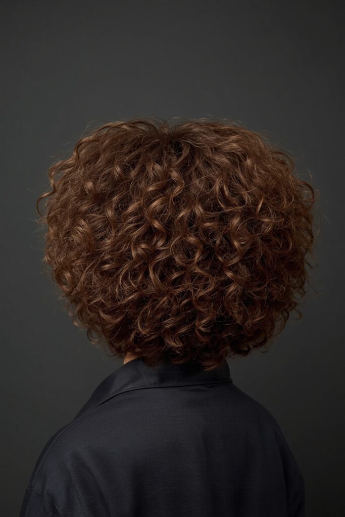 Shoulder-Length Curl Stack
