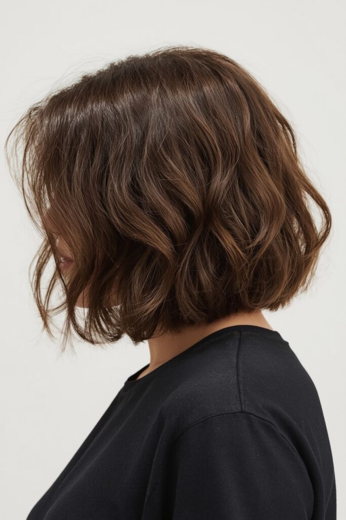 C-Curl Bob Framing the Jawline


