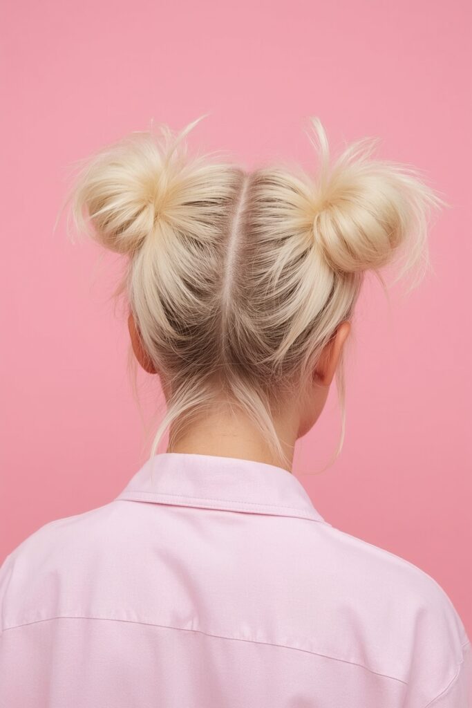 Y2K Spiky Mini Buns
