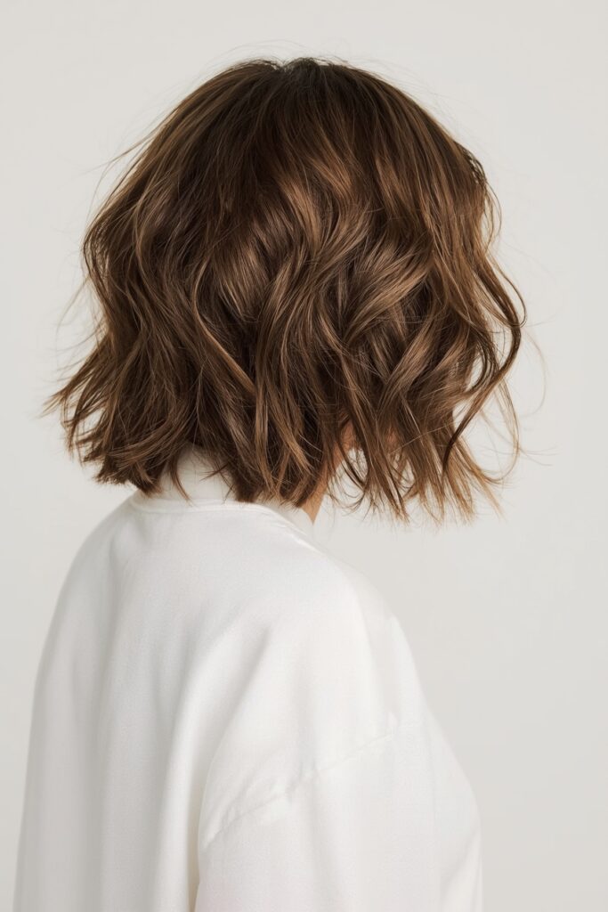 Layered Bob with Subtle Inward Curl
