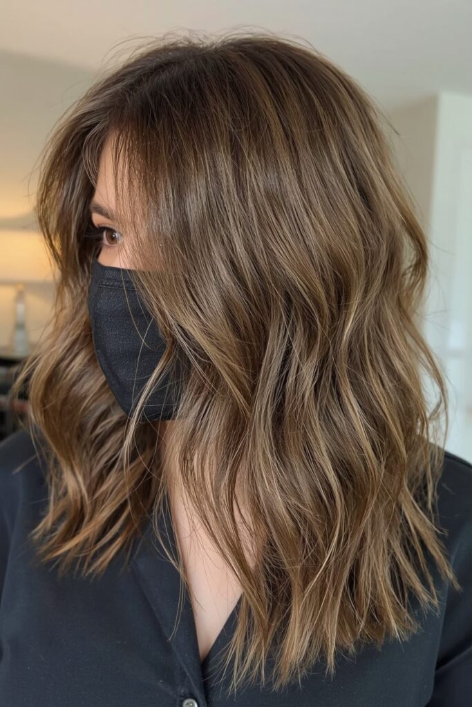 Blended Layers with Feathered Bangs