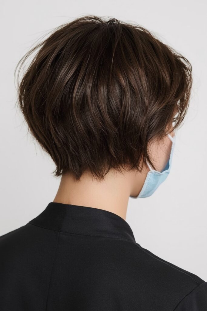 Ultra Short Bob with Hidden Layers
