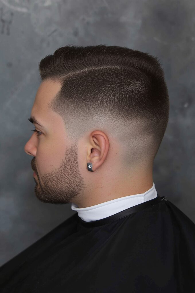 Dapper Side Part for Receding Hairline

