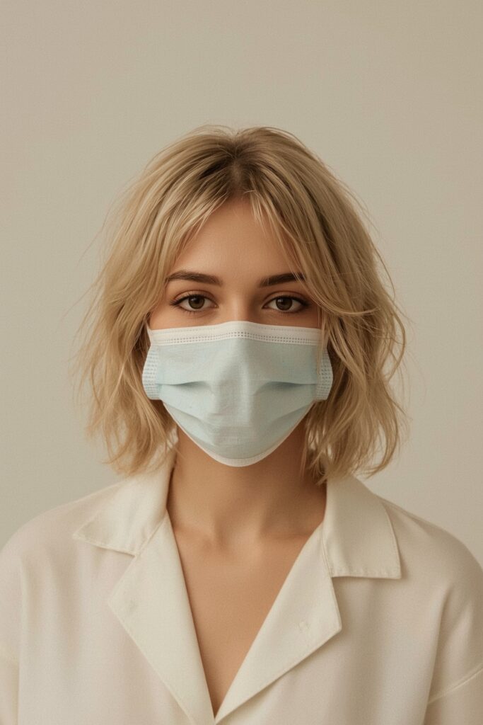 Feathered Bob in Bright Baby Blonde
