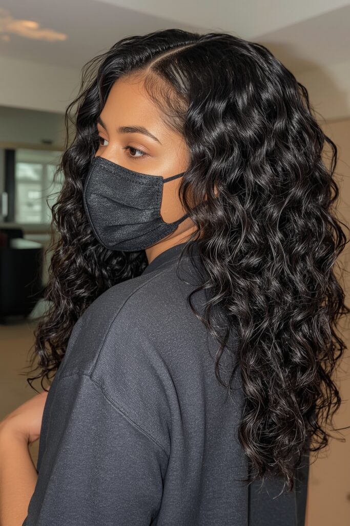 Deep Wave Ends with Front Cornrows