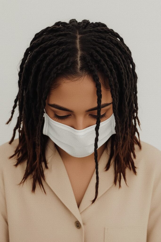 Cornrows into Box Braids Fusion
