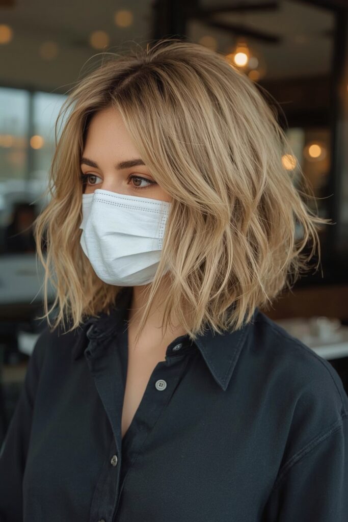 French-Inspired Bob in Butter Blonde