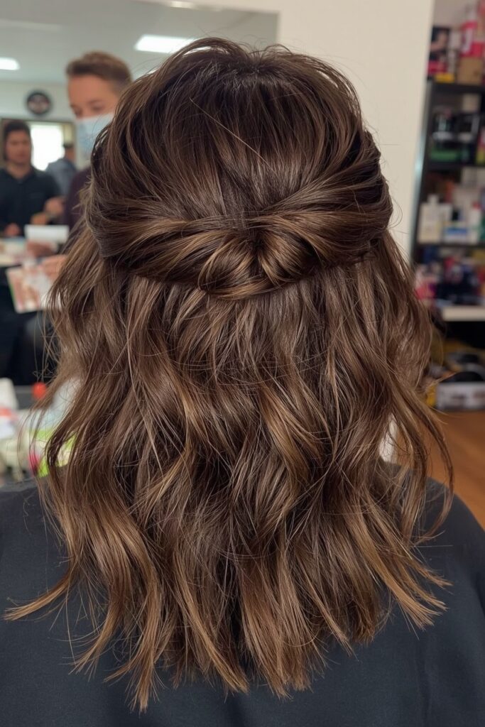 Half-Up Volume Crown Style