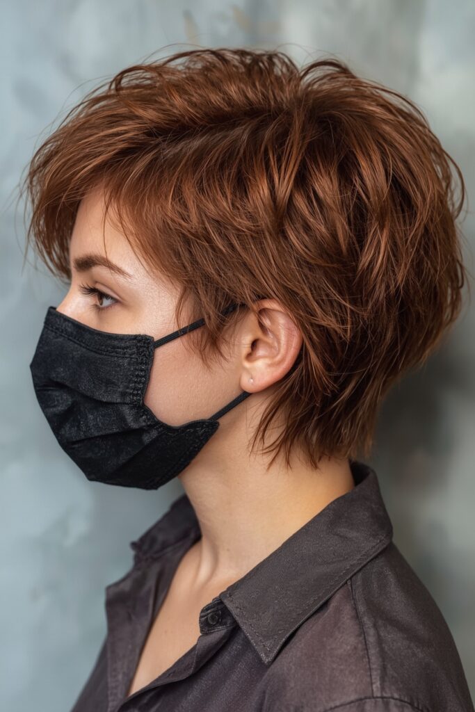 Ultra-Layered Pixie Bob with Textured Volume



