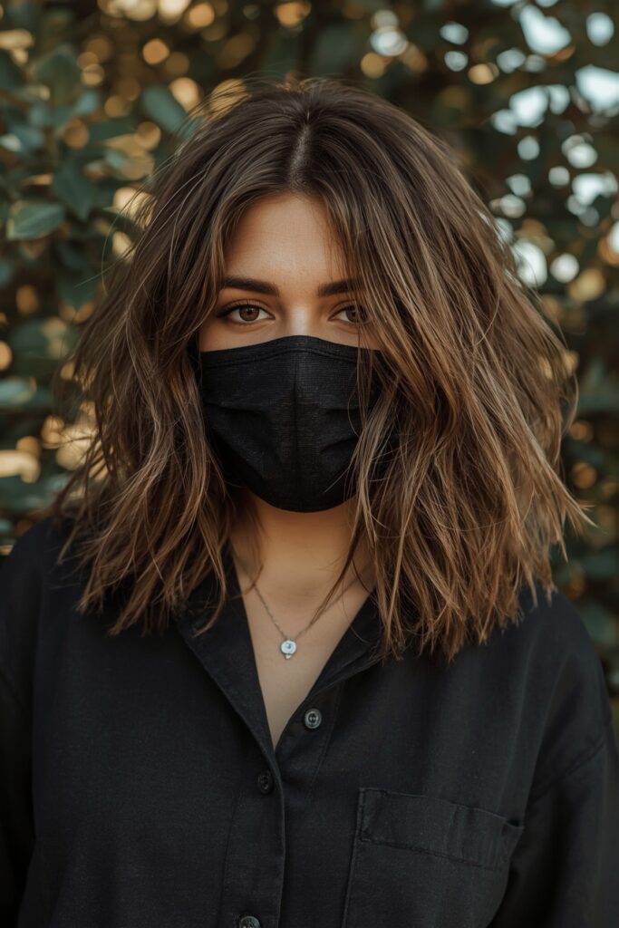 Feathered Layers with Bronde Tones
