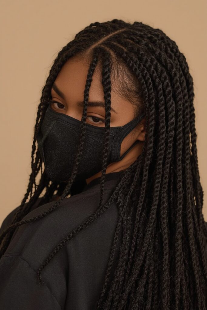 Curved Goddess Cornrows