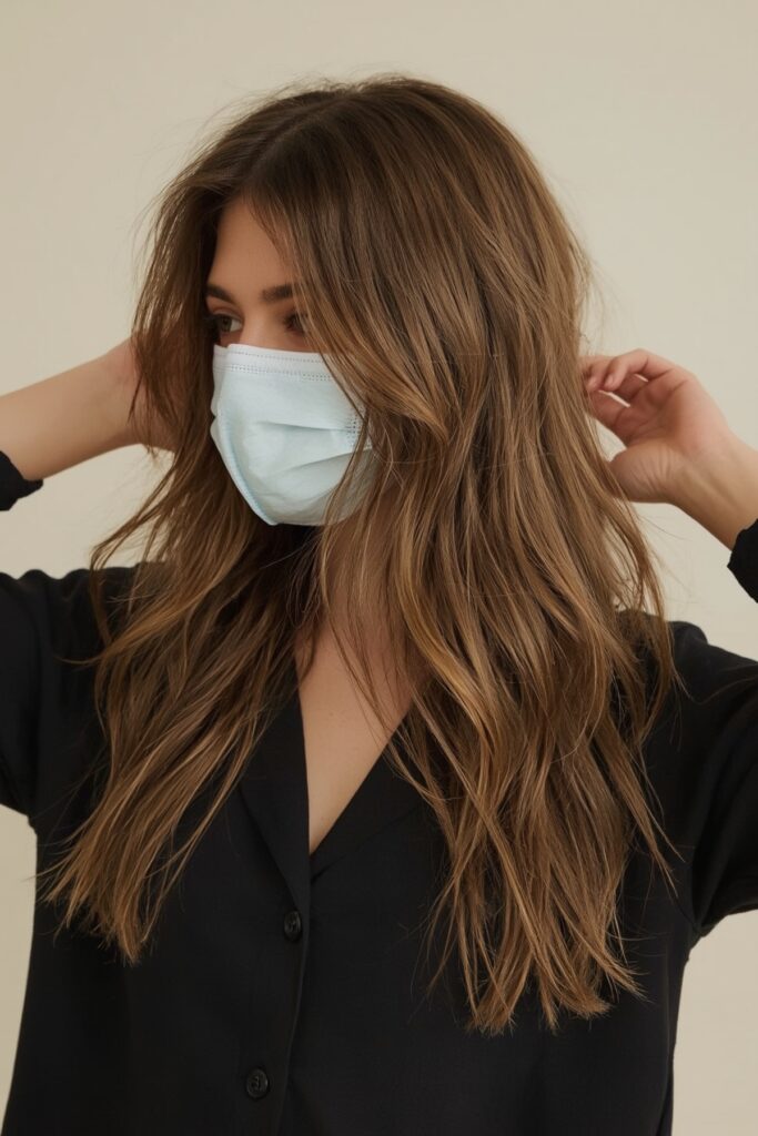 Long Layers with Butterfly Cut
