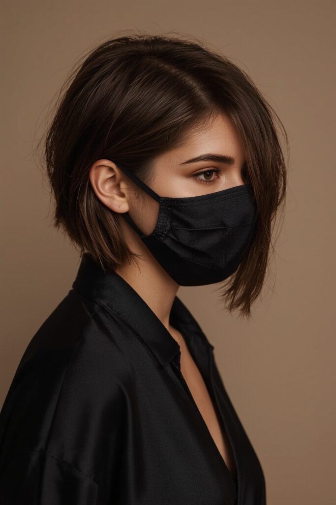 Ear-Length Asymmetrical Bob